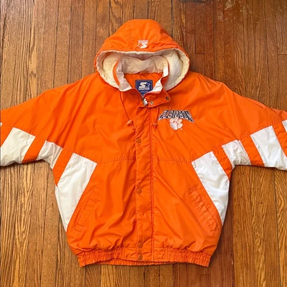 90’s Clemson STARTER Vintage Puffer Jacket - Picture 16 of 16